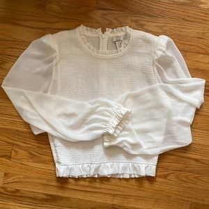 Wilfred white tempest blouse (NWT) — size small